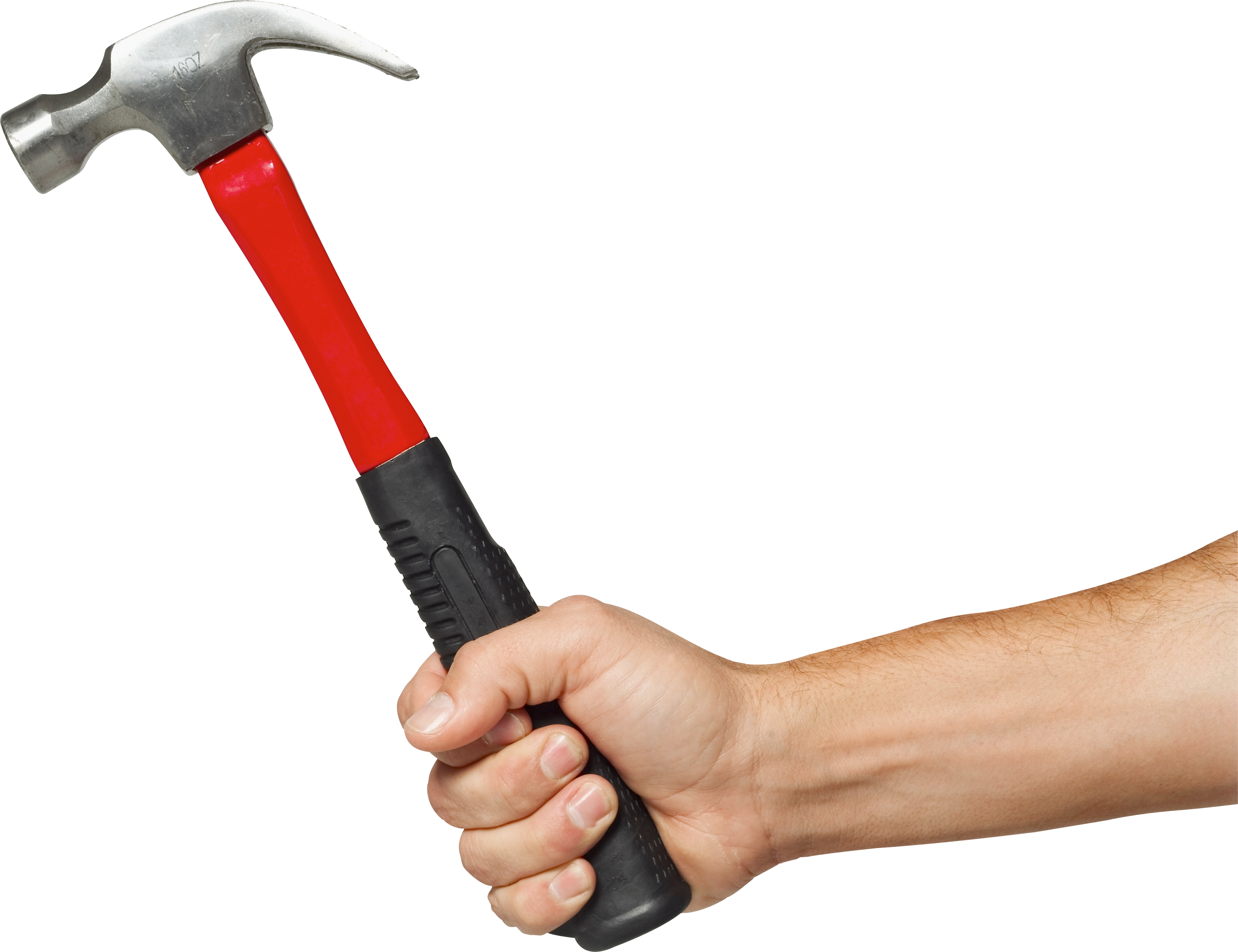 3812x2931 Hand Holding Hammer Four Isolated Stock Photo By