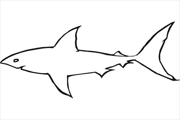 Hammerhead Shark Outline | Free download on ClipArtMag