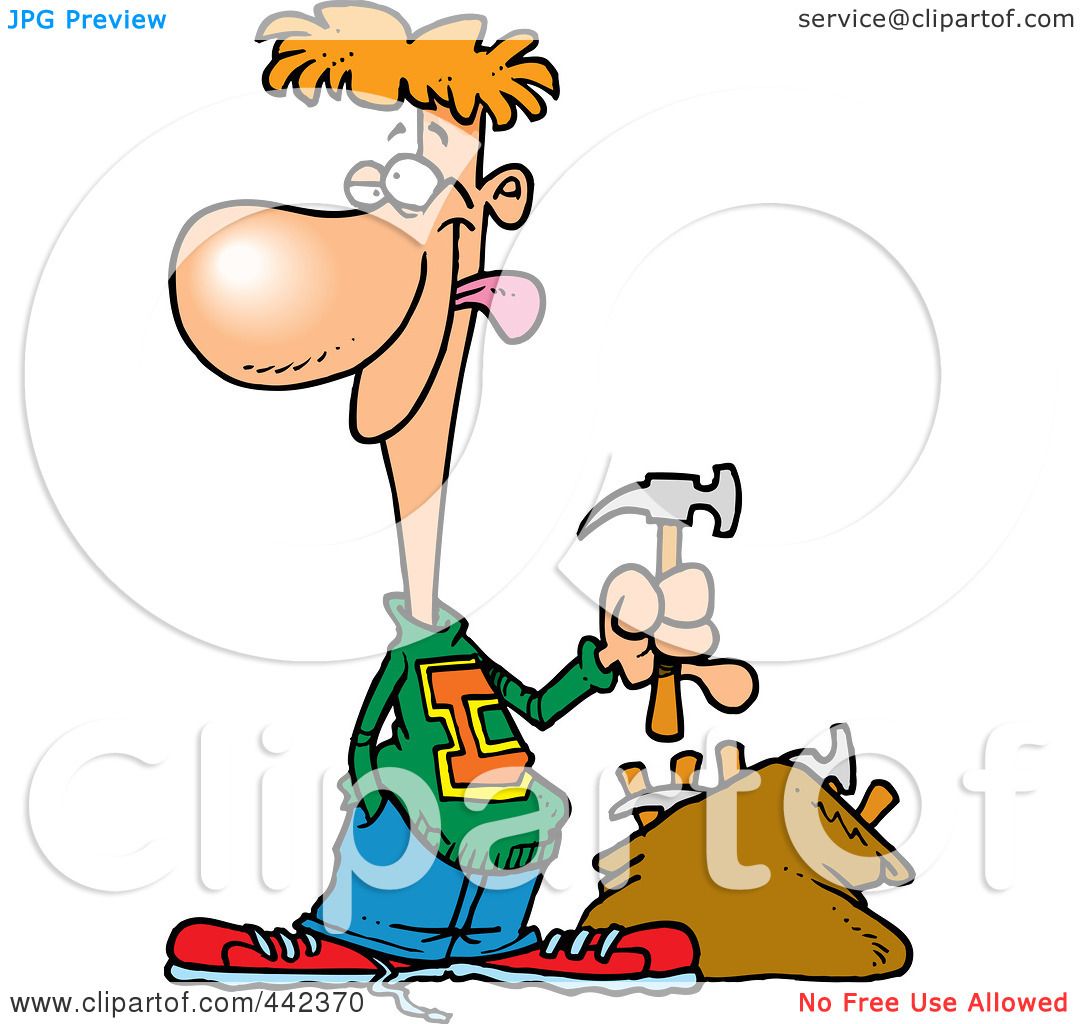 1080x1024 Royalty Free (Rf) Clip Art Illustration Of A Cartoon Young Man