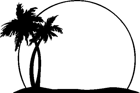 490x324 Palm Tree Hammock Clip Art Cliparts