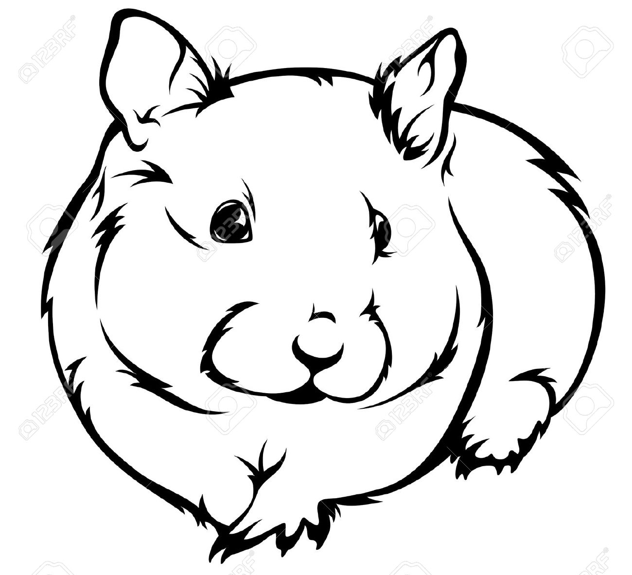 1300x1183 Top 94 Hamster Clip Art