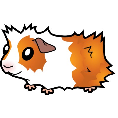 400x400 Clip Art Guinea Pig Clipart