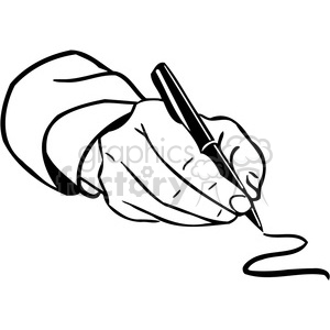 300x300 Writing Hand Clipart Black And White