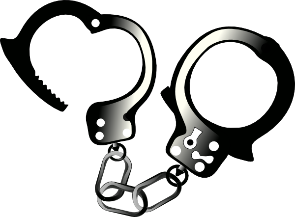 600x442 Handcuffs Clipart Clipart