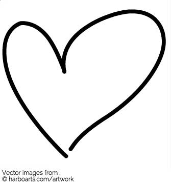 335x355 Drawn Heart Hand Drawn