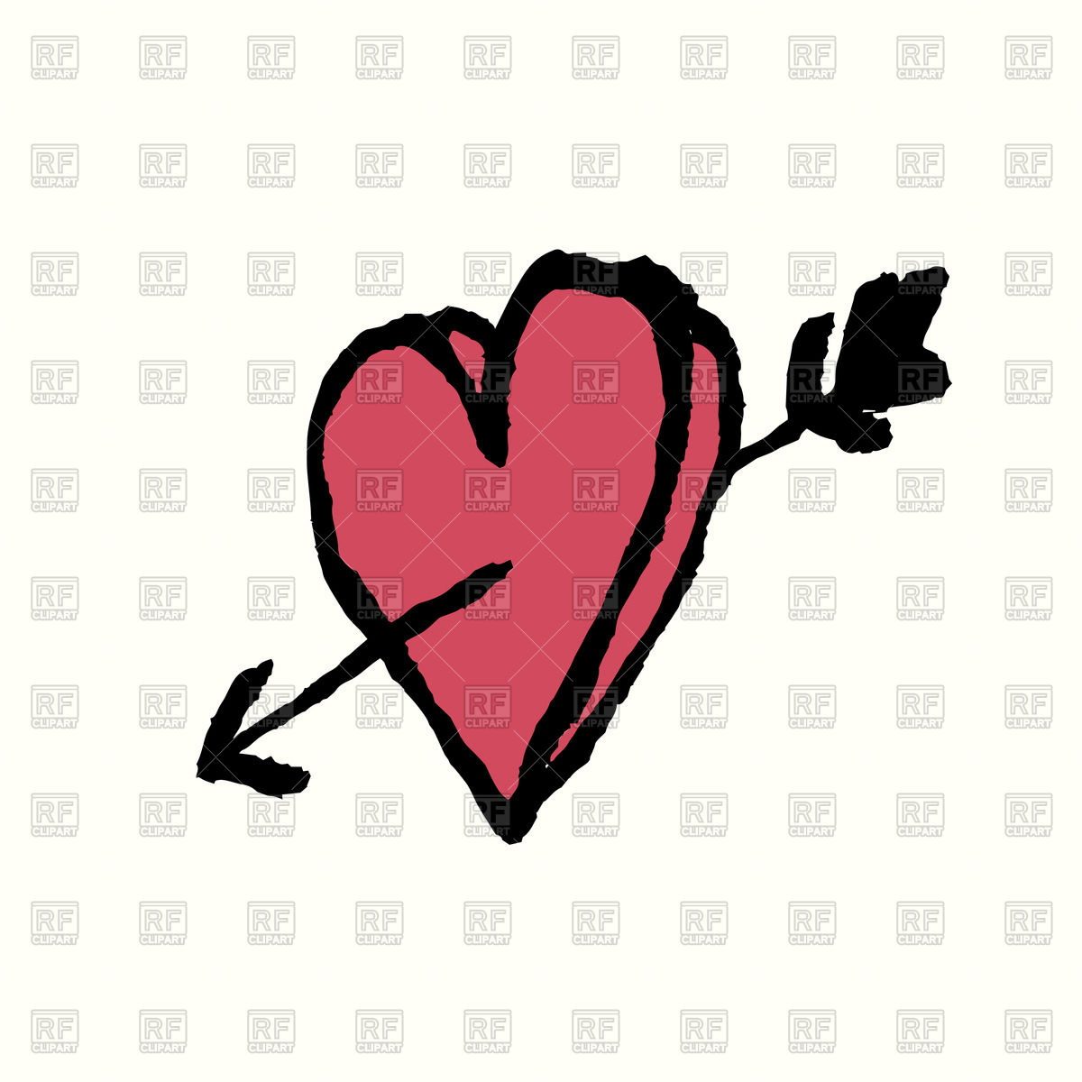 1200x1200 Hand Drawn Arrow Clipart
