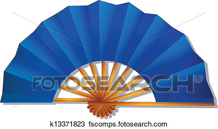 450x266 Clipart Of Folding Fan K13371823