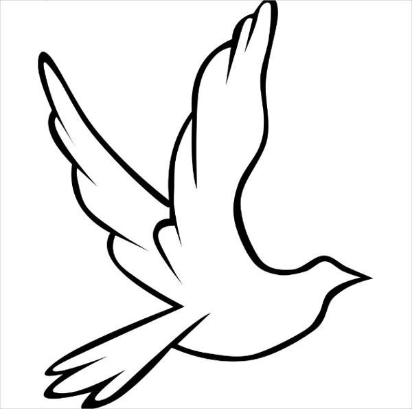 600x595 Printable Bird Templates