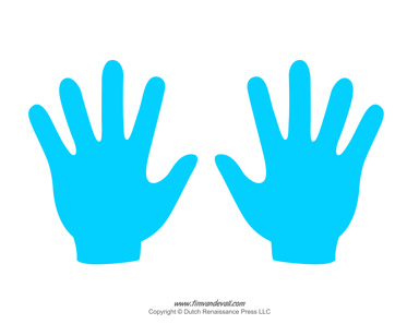 384x297 Blank Hand Template Printables Handprint Templates