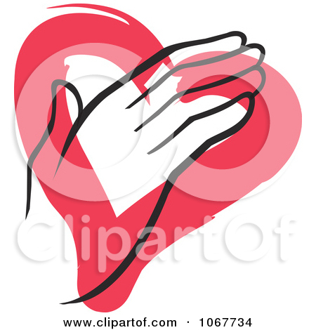 450x470 Hand Heart Clipart