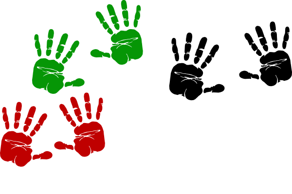 600x399 Palestinian Hand Prints Clip Art