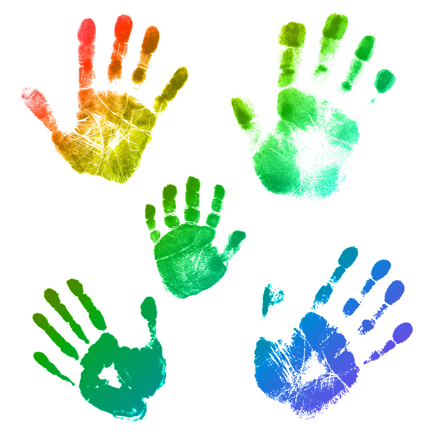1500x1500 Commercial Use Instant Download Handprint Photoshop Brushes