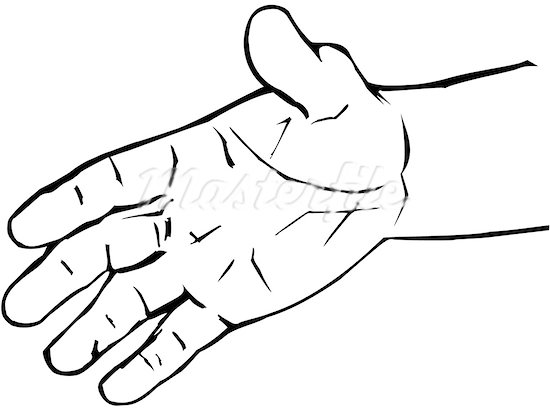 550x412 Hand Clipart