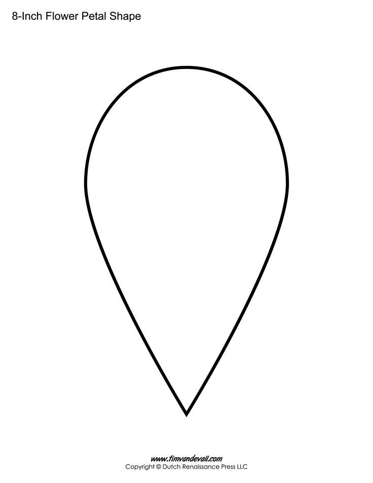 736x952 Best Flower Template Ideas Paper Flower