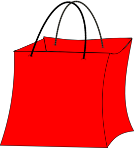 270x297 Red Bag Clip Art