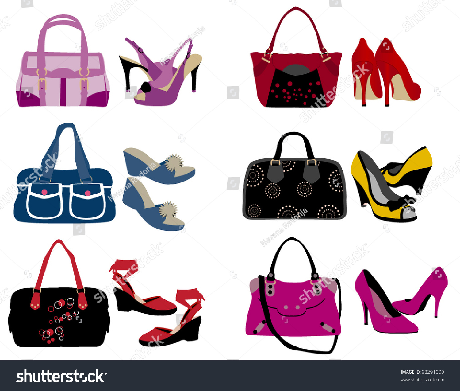 1500x1273 Shoe Clipart Handbag