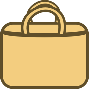 300x300 Brown Shopping Bag Clip Art