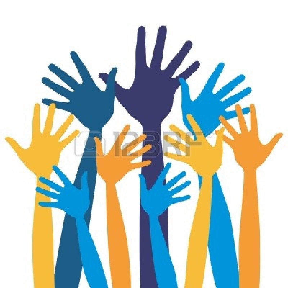 1200x1200 Raise Hand Clipart