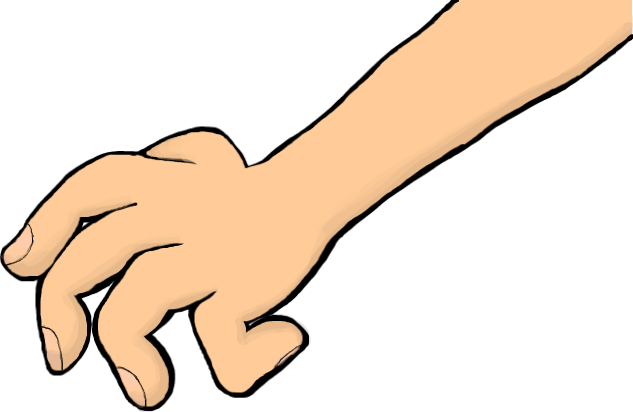633x412 Grabbing Hand Clipart