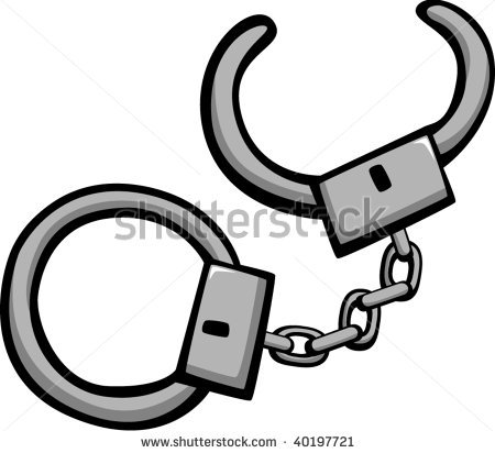 450x412 Handcuff Clipart