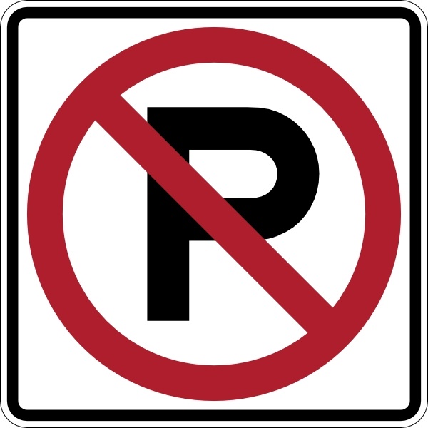 600x600 No Parking Sign Clip Art Free Vector In Open Office Drawing Svg