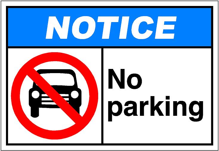 734x506 No Parking Clipart