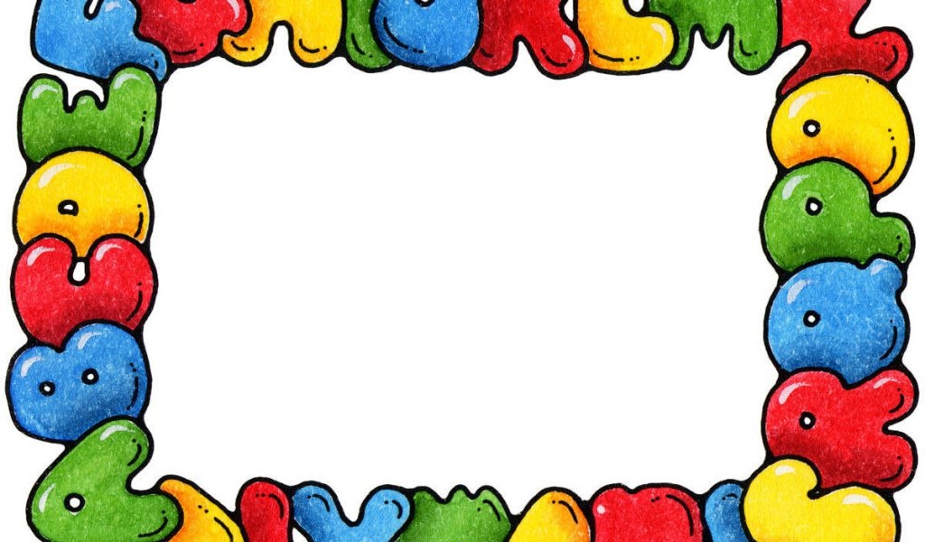 1024x600 Kindergarten Border Clipart