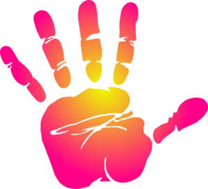 300x273 Hand Clipart Handprint