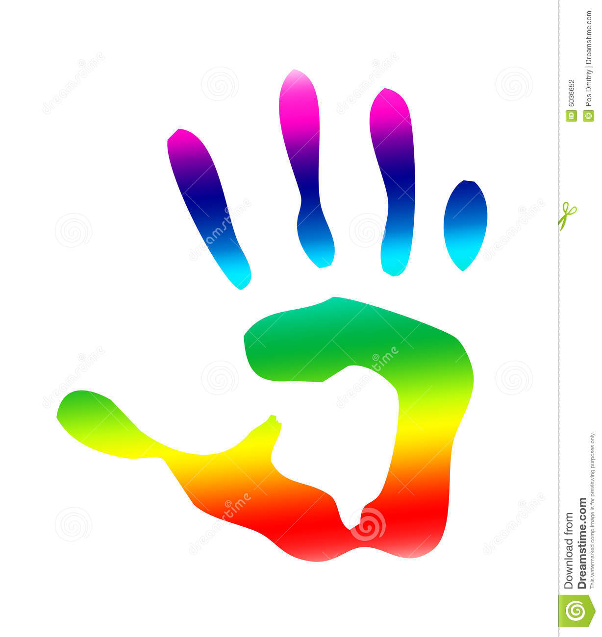 1228x1300 Rainbow Clipart Handprint