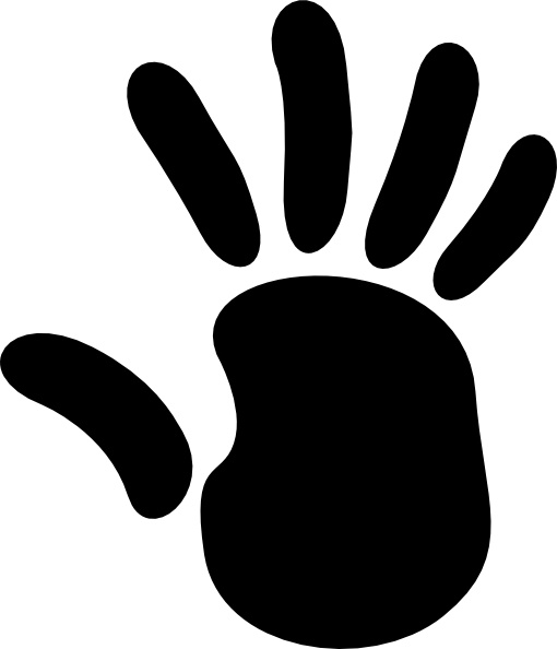 510x594 Right Hand Print Clip Art Free Vector In Open Office Drawing Svg