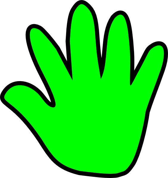 564x597 Free Handprint Clipart