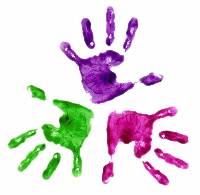 640x626 Handprint Clipart Paint