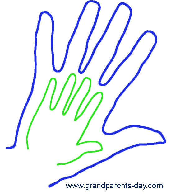 550x623 Hand Outline Clip Art Clipart Panda