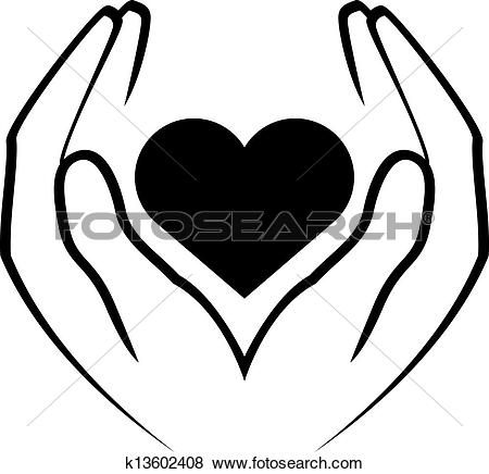 450x436 Heart In Hand Clipart
