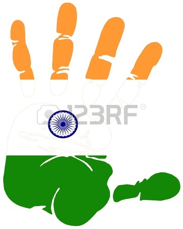 360x450 7,404 Handprint Stock Vector Illustration And Royalty Free
