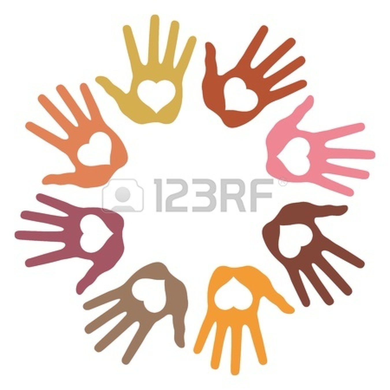 1350x1350 Handprint Clipart Love