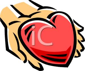 300x250 Picture Two Hands Holding Out A Red Heart