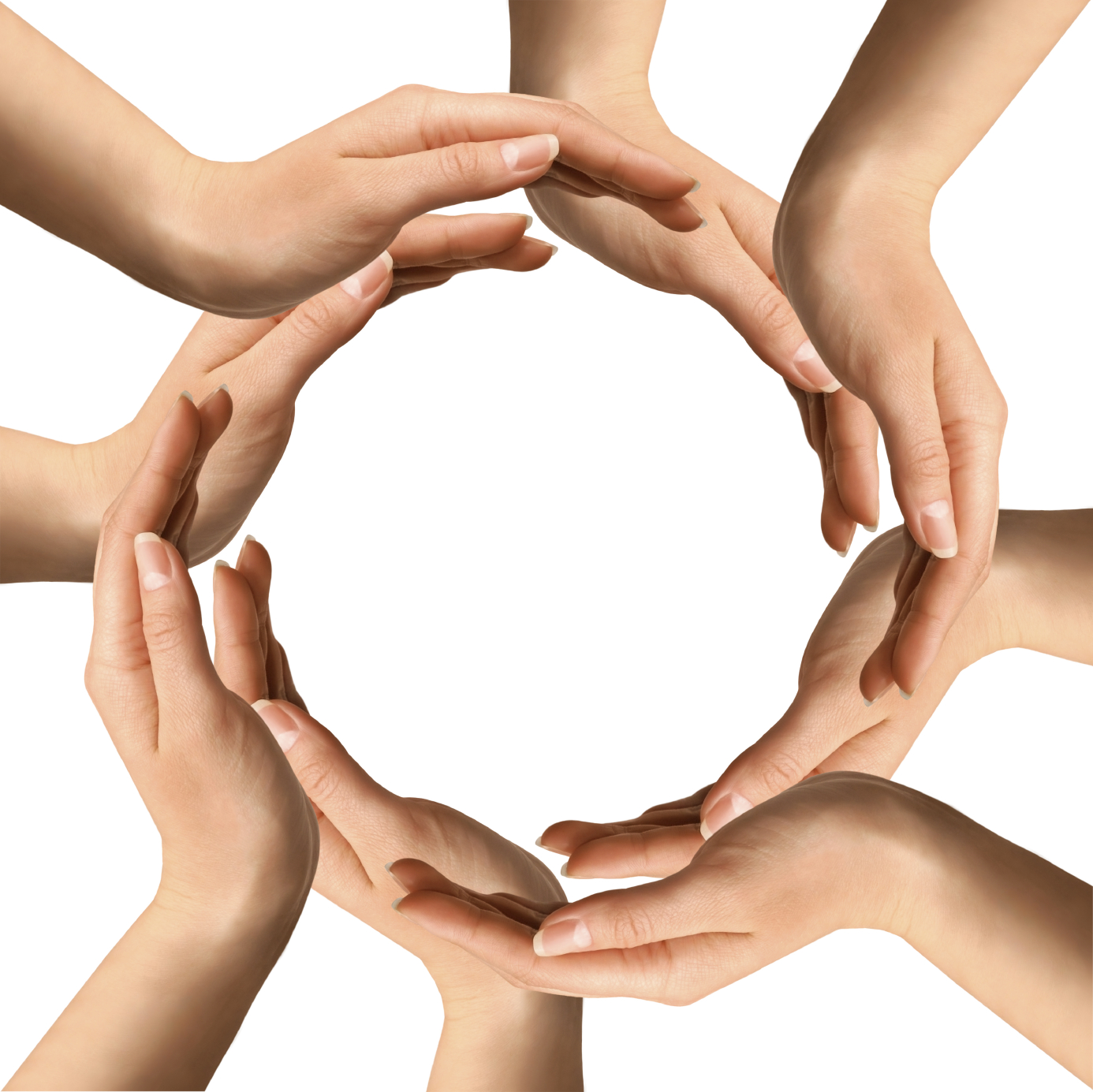 1386x1385 Hands Circle Clipart
