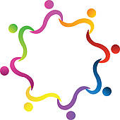 170x170 Holding Hands Circle Clip Art