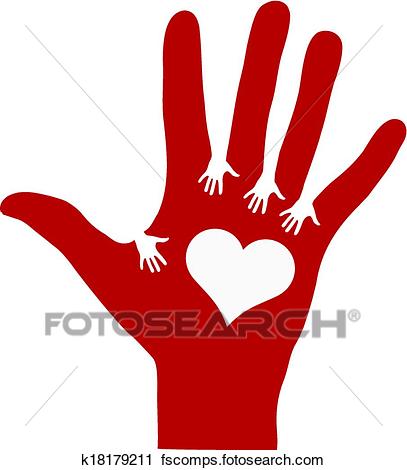 407x470 Clipart Of Hands Reaching Each Other K18179211