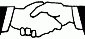 272x125 Handshake Shaking Hands Hand Shake Clip Art Clipart Image Image