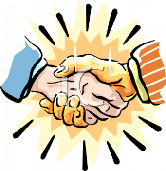 341x350 Royalty Free Handshake Clip Art, Business Clipart