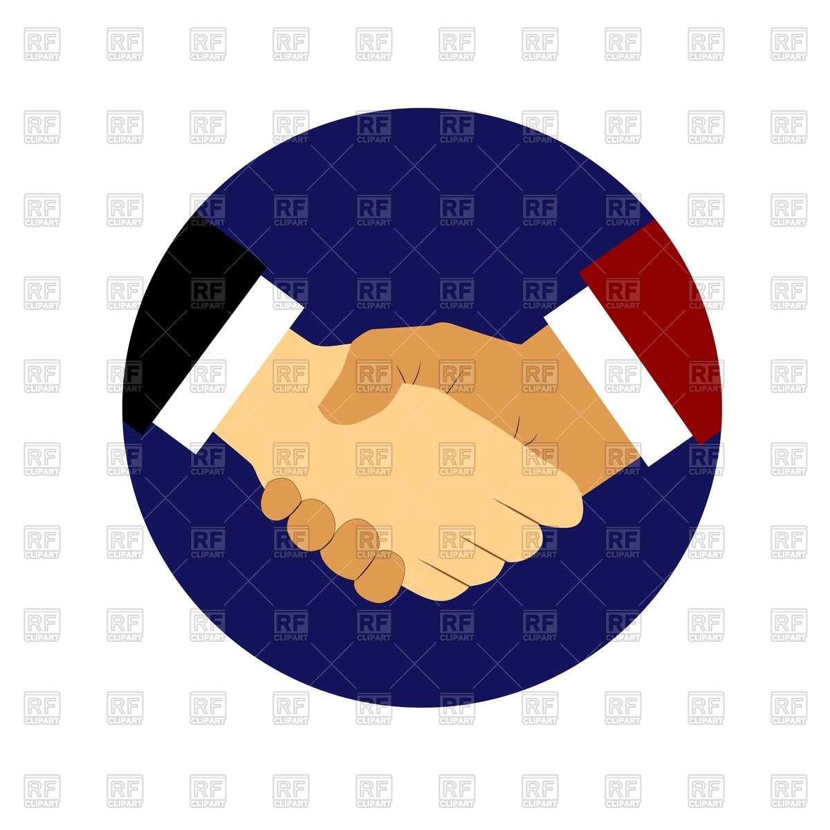 1200x1200 Handshake Icon Royalty Free Vector Clip Art Image