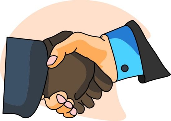 550x390 Handshake Clipart