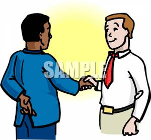 300x279 Art Image A Man Crossing His Fingers Behind His Back As He Shakes