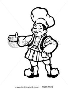 230x300 Art Image Proud Chef Holding His Hand Out For A Handshake
