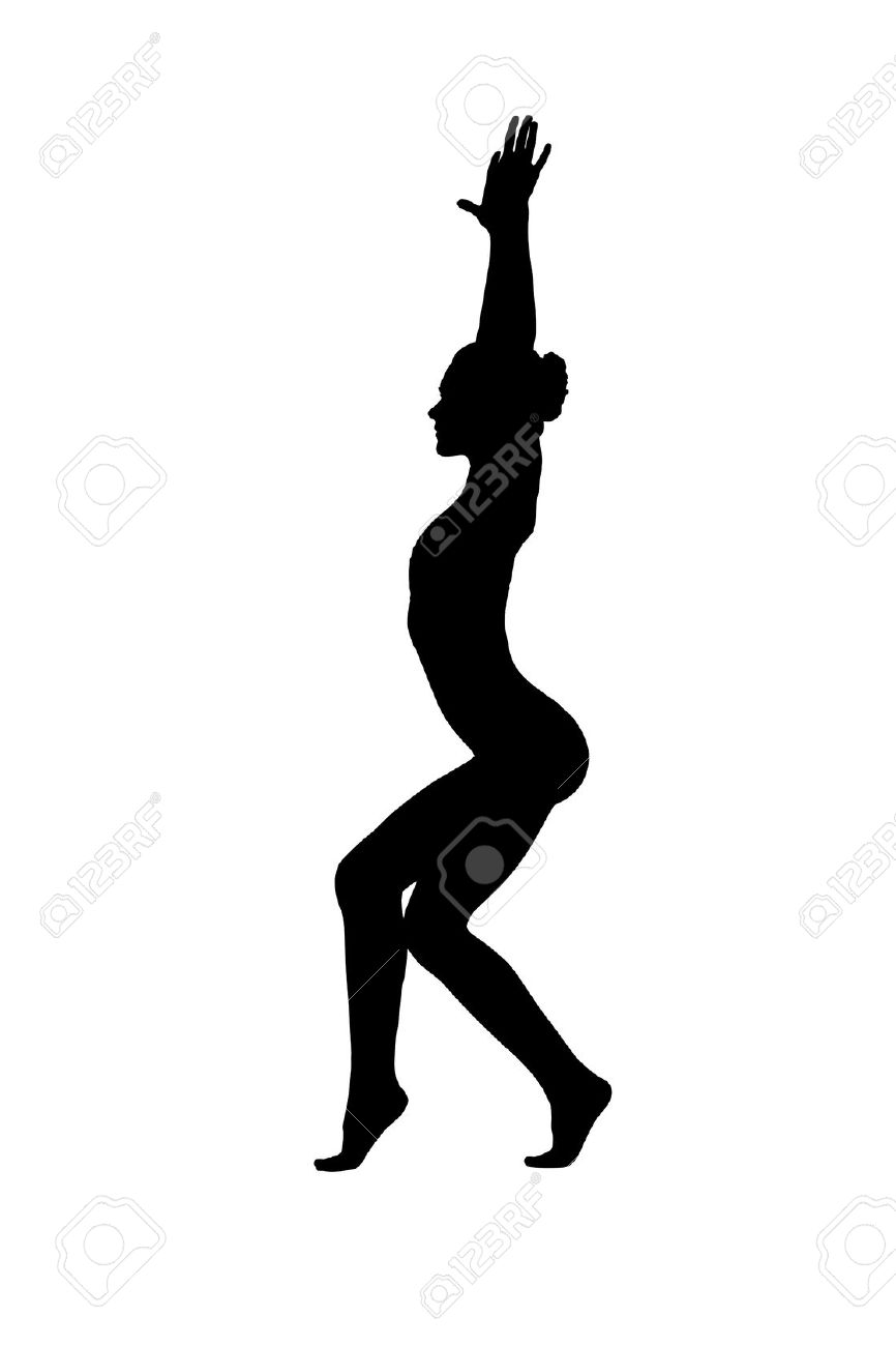 866x1300 Gymnast Clipart Gymnastics Handstand