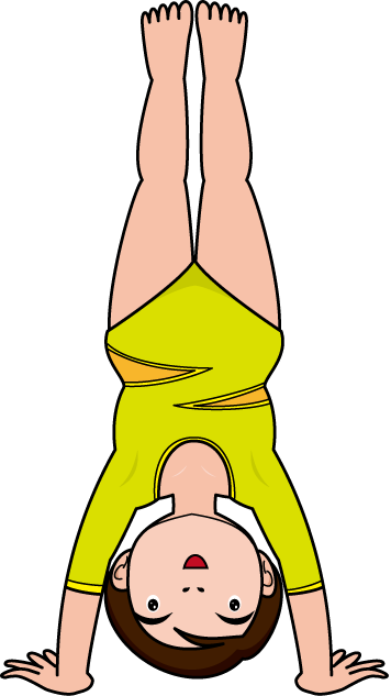 356x633 Gymnastics Pic Gymnast Handstand Clip Art Gymnastics Clipart