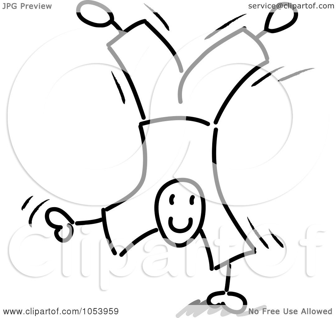 1080x1024 Royalty Free Vector Cliprt Illustration Of Stick Man Doing