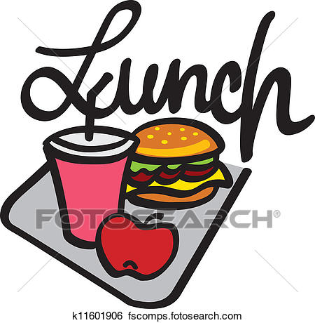 450x460 Clip Art Of Lunch Handwriting K11601906